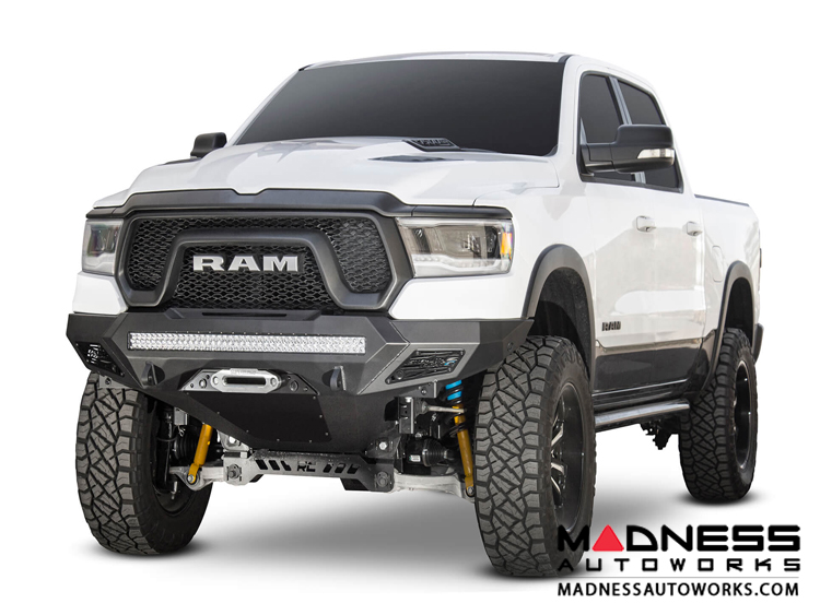 Dodge Ram Rebel Stealth Fighter Winch Front Bumper w/ Sensors